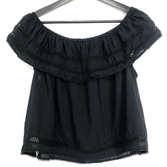 Aritzia Wilfred Hollande Blouse in Black - Picture 3 of 7